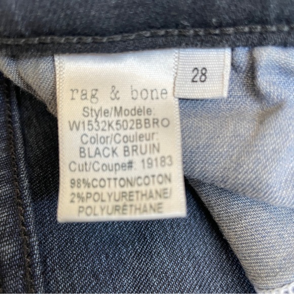 Rag & Bone Hi -Rise skinny jeans 28 - Picture 5 of 13